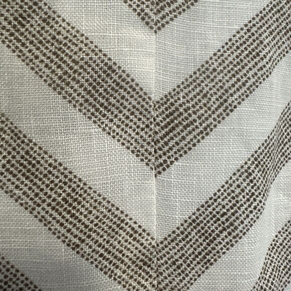 J. Jill Love Linen Maxi Dress 100% Linen Plus Size 3X White Striped Coastal - Picture 5 of 9